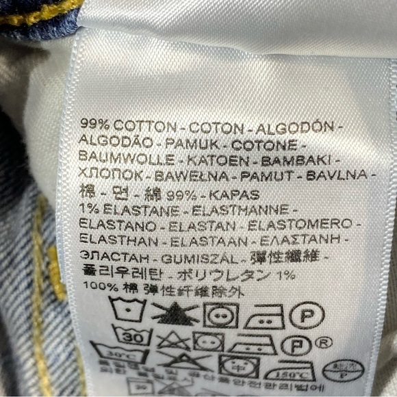 Levis 529 Jeans Women's 12M Blue Curvy Bootcut Western Mid Rise Stretch Denim - Picture 12 of 16